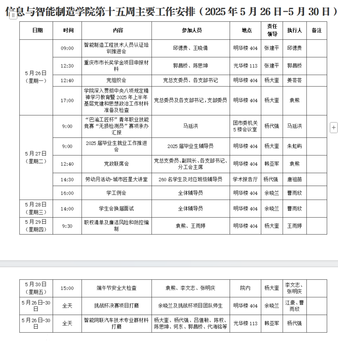 信息学院第十五周工作安排.png